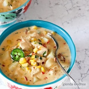 jalapeno chicken and corn chowder